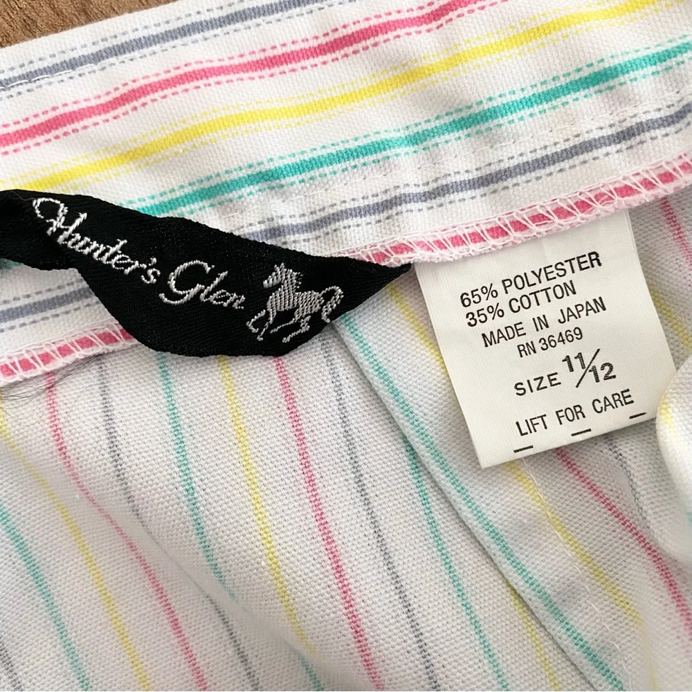 Vintage Multicolored Stripe Shorts - Picture 5 of 5